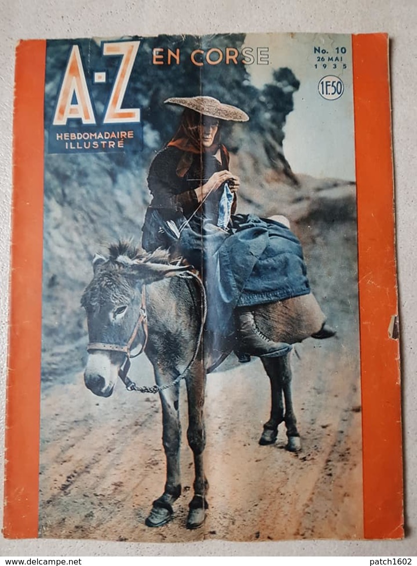 Chateau Fort D'Ecaussinnes-Lalaing 26/05/1935 Dans La Revue A-Z En Corse - Belgique