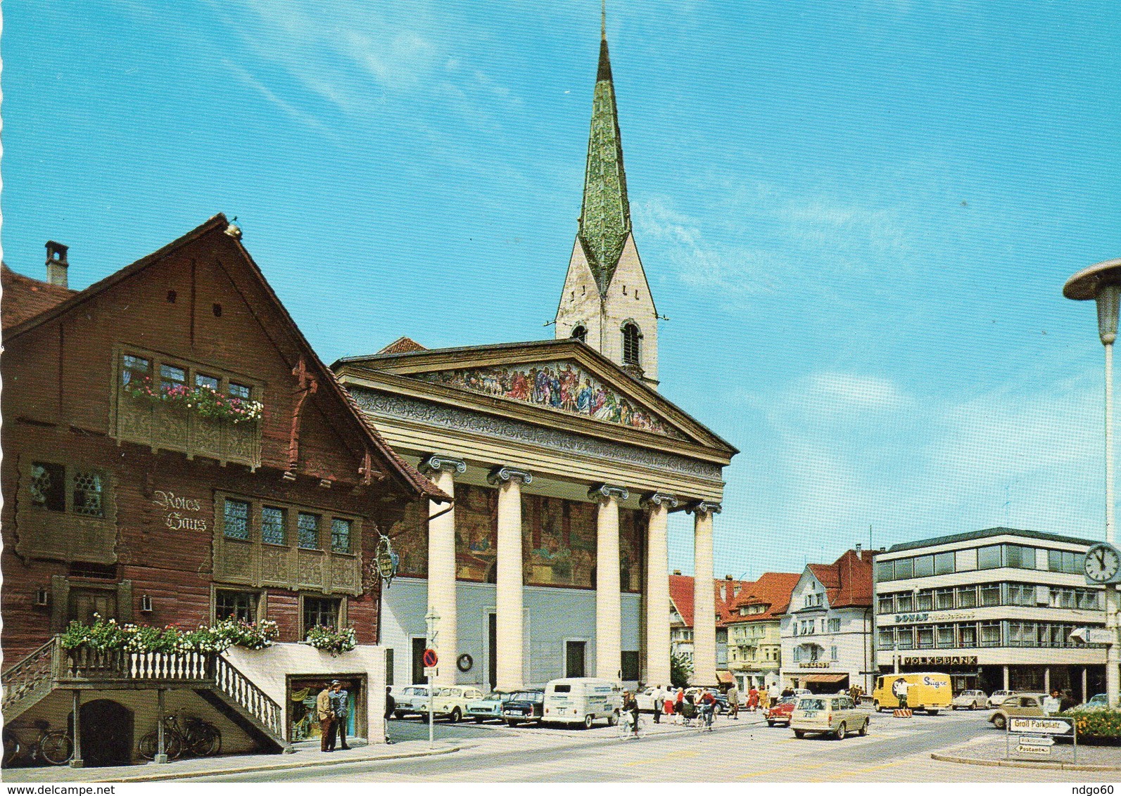 Dornbirn - Marktplatz Und Rotes Haus - Dornbirn