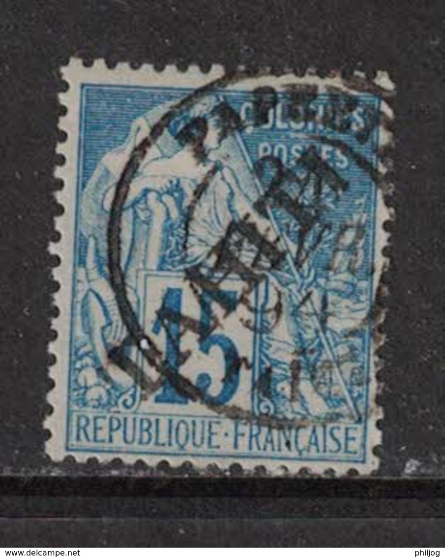 Tahiti - Yvert 12 Oblitéré PAPEETE - Scott#10 - Used Stamps