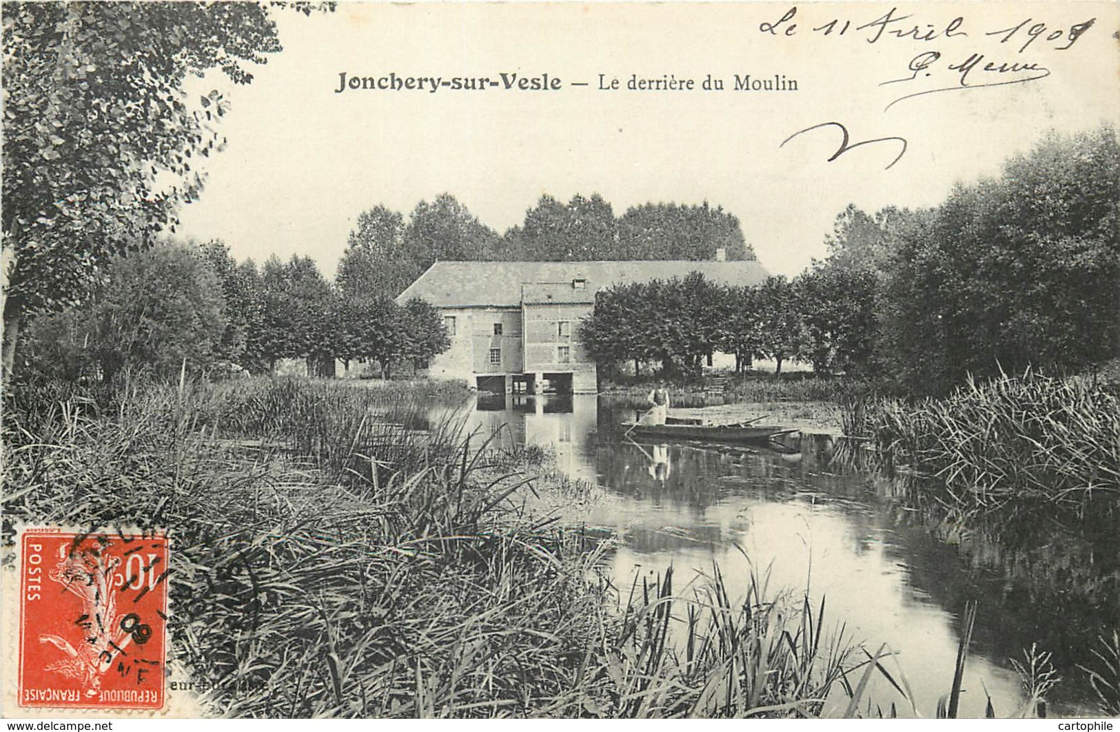51 - JONCHERY SUR VESLE - Le Derriere Du Moulin - Jonchery-sur-Vesle