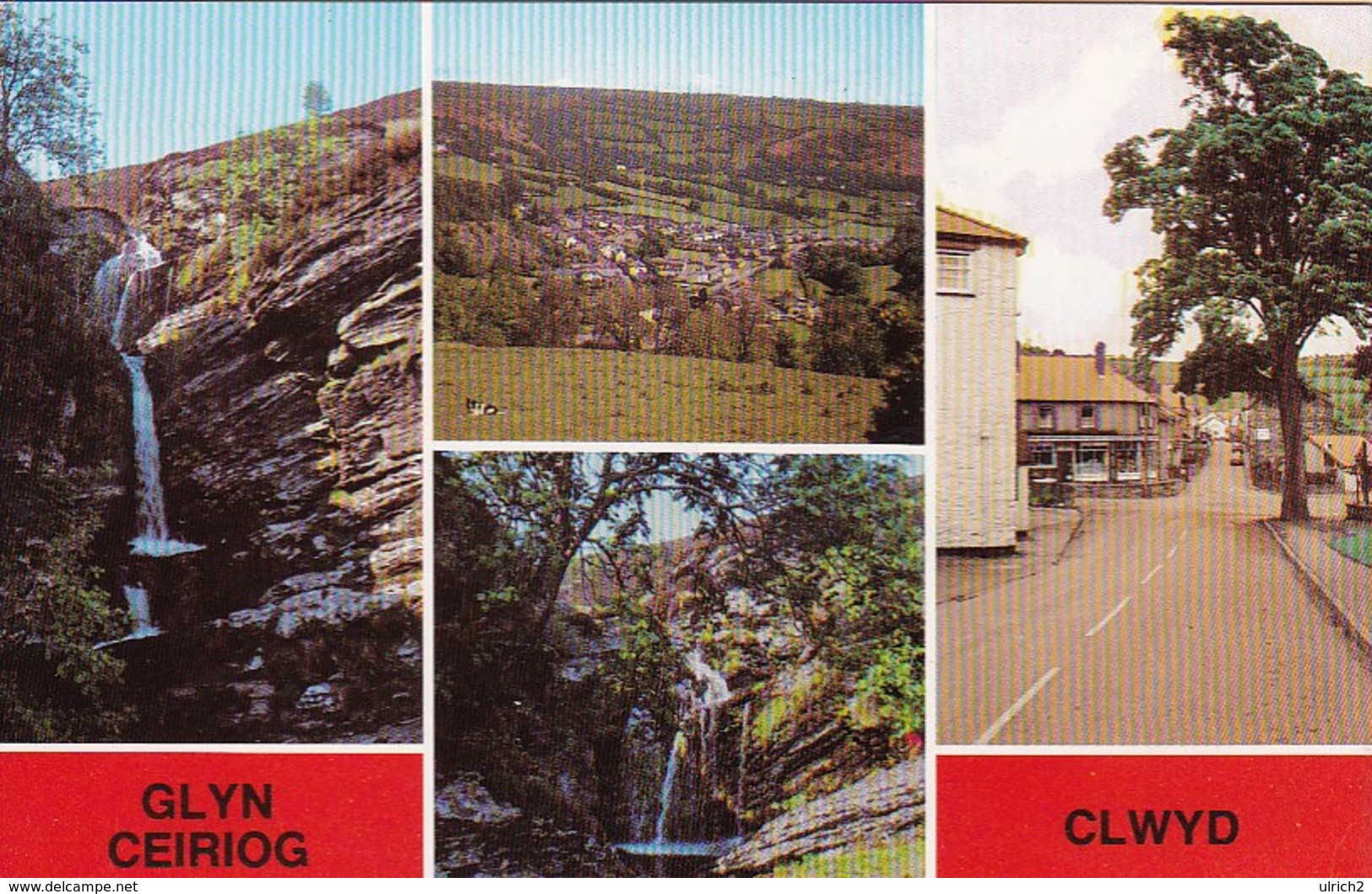 AK Clwyd - Glyn Ceiriog - General View - Ceiriog Falls - The Cross (41648) - Denbighshire