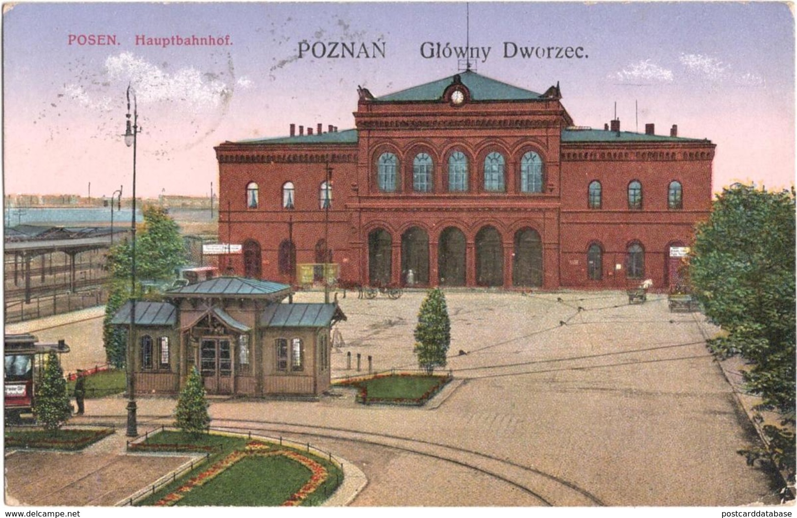 Poznan - Glowny Dworzee - Posen - Hauptbahnhof - & Railway Station - Pologne