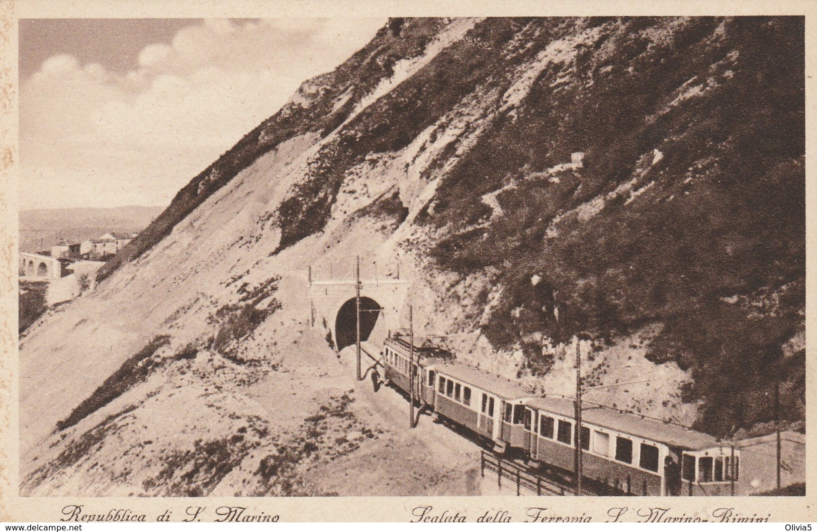 REPUBBLICA S.MARINO - SCALATA DELLA FERROVIA S.MARINO - RIMINI - San Marino