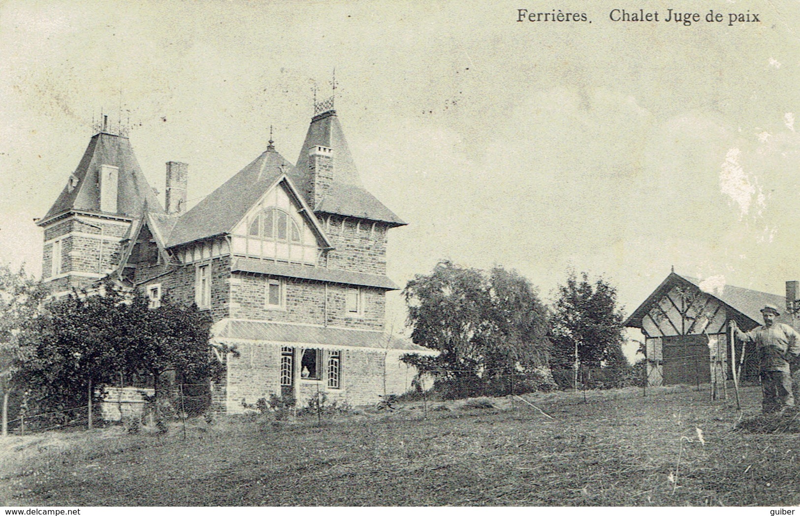 Ferrieres Chalet Du Juge De Paix  Jardinier Edit. Maquoi 1911 - Ferrieres