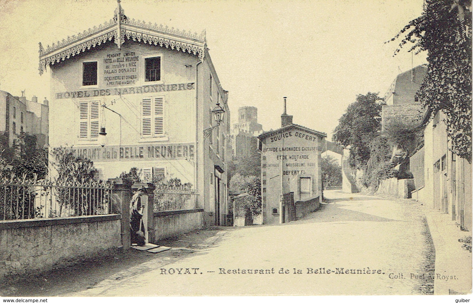 63 Royat Hotel Restaurant De La Belle Meuniere Source Defert - Royat