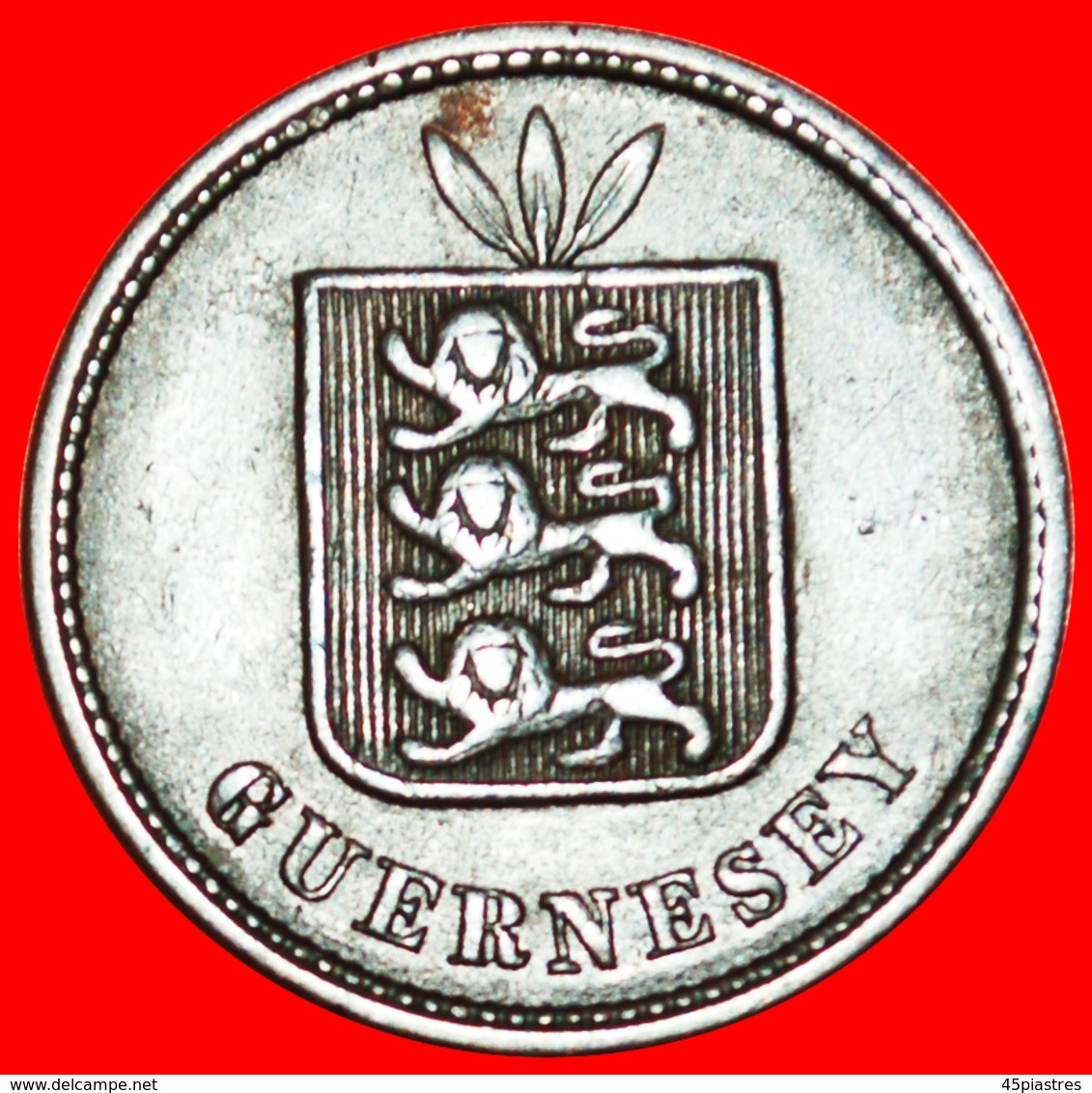 + GREAT BRITAIN: GUERNESEY ★ 2 DOUBLES 1874/1875 UNCOMMON! LOW START ★ NO RESERVE! - Guernsey