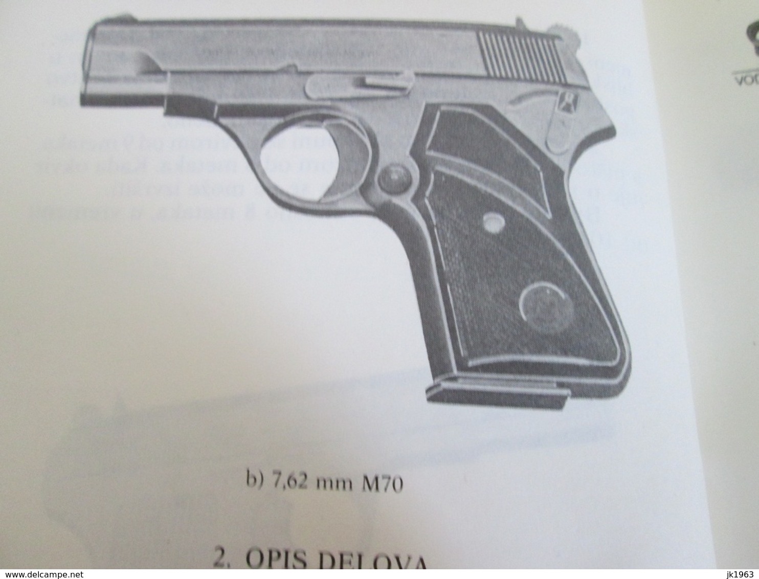 GUNS M57 - 7,62 Mm, M70 -7,65mm,  MILITARY GUIDANCE-RULEBOOK TO USE - Andere & Zonder Classificatie