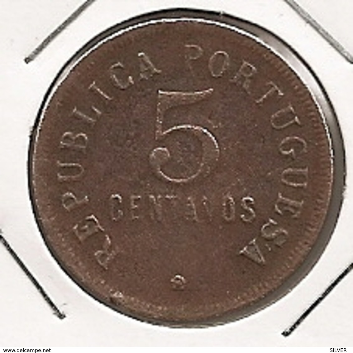 ANGOLA 5 CENTAVOS 1921 - Angola