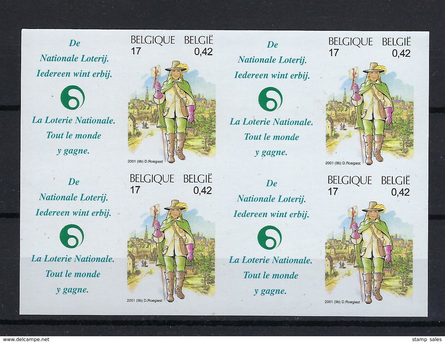 N°2997ND (genummerd 453/454/455/456) MNH ** POSTFRIS ZONDER SCHARNIER COB € 40,00 SUPERBE - Autres & Non Classés