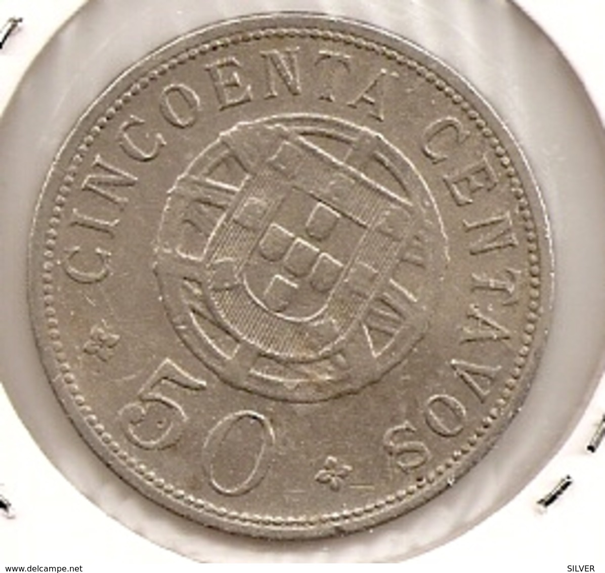 ANGOLA PORTUGUESA 50 CENTAVOS 1928 - Angola