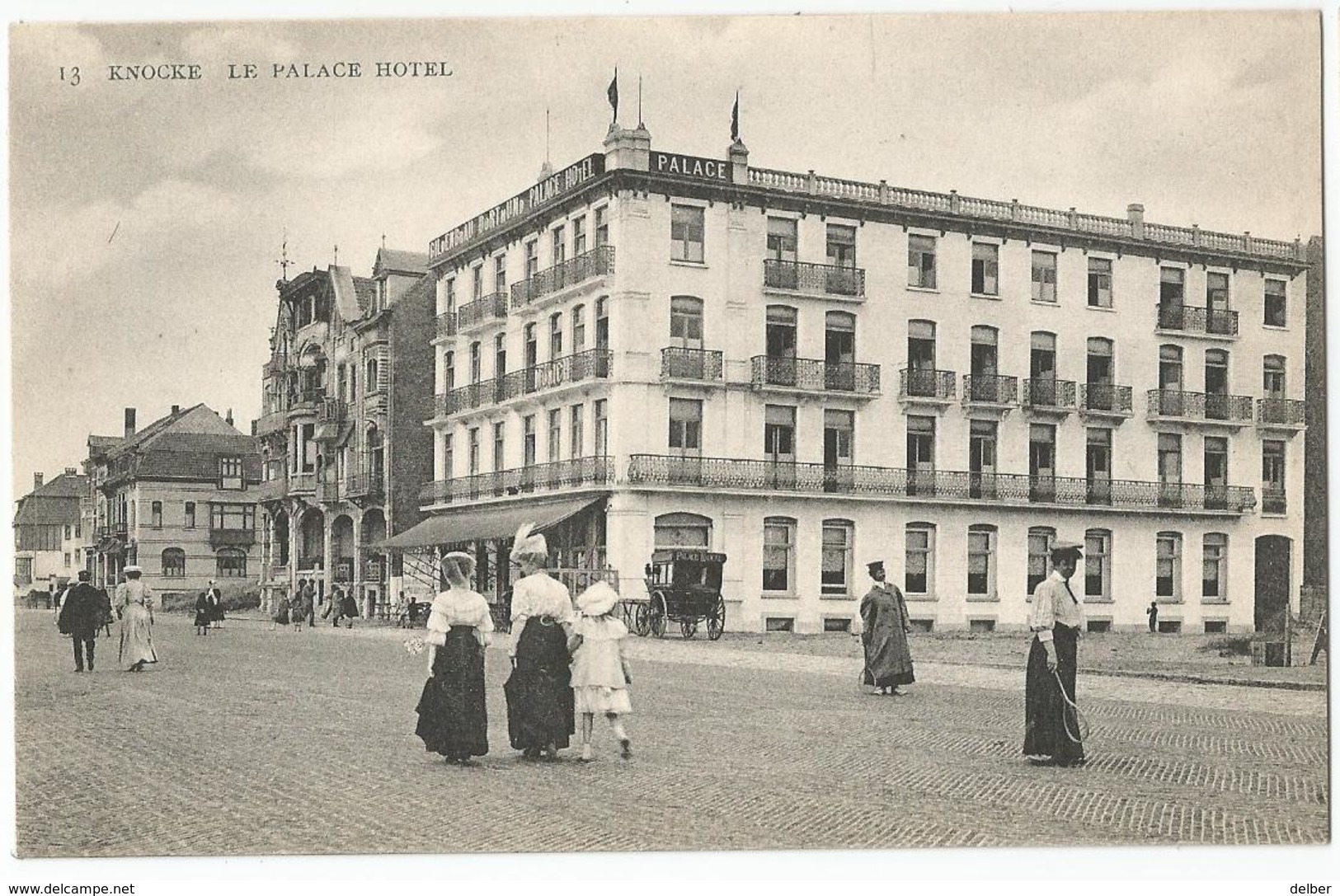 9Dp-772: 13 Knocke - Le Palace HOTEL   ( Met Tennisspelers..) - Knokke