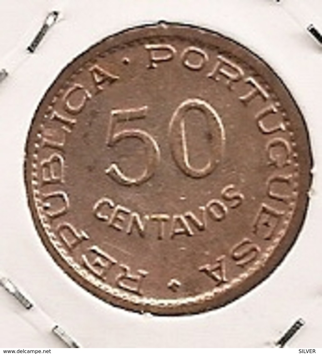 ANGOLA PORTUGUESA 50 CENTAVOS 1955 - Angola