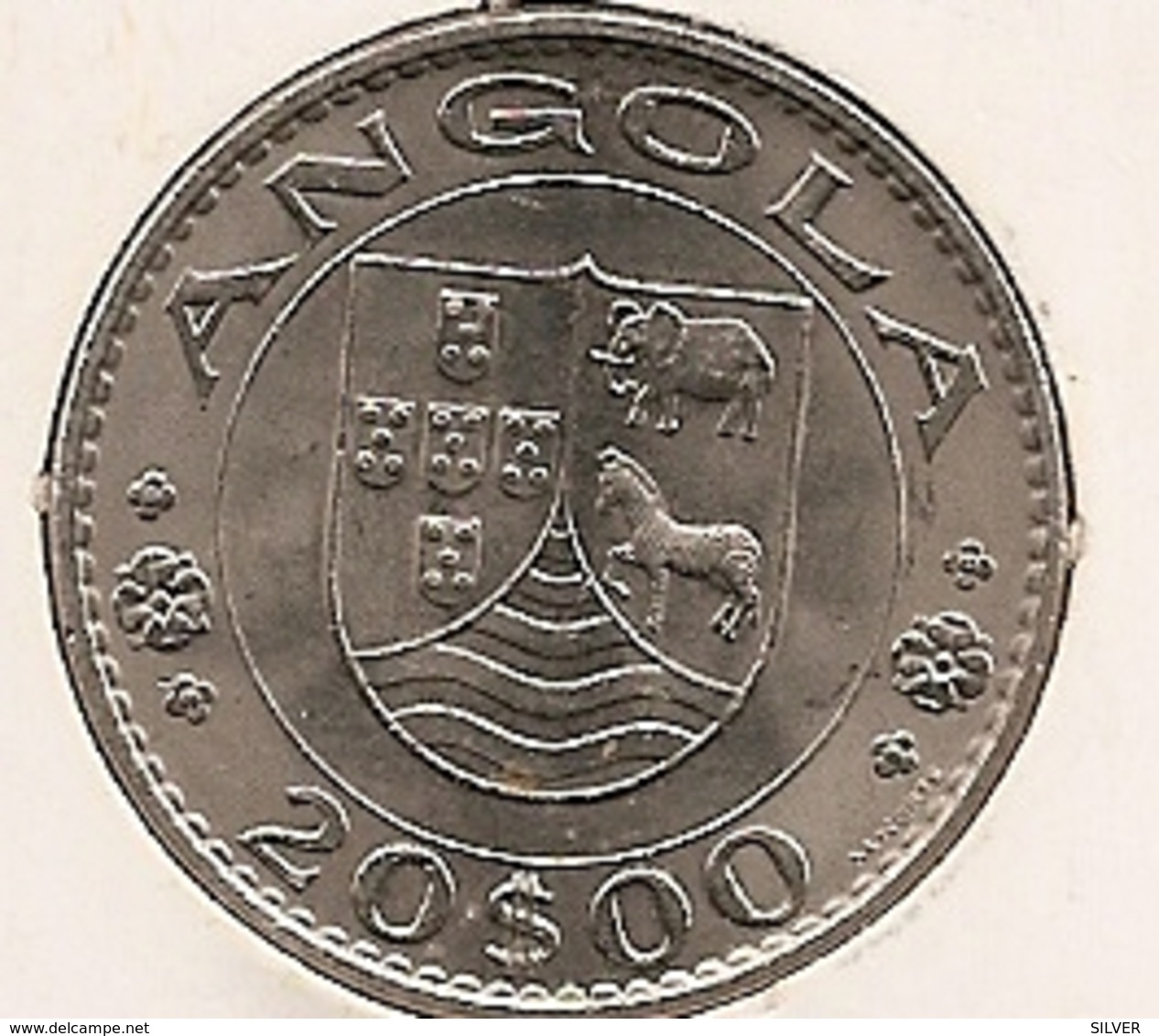ANGOLA 20$ ESCUDOS 1971 - Angola