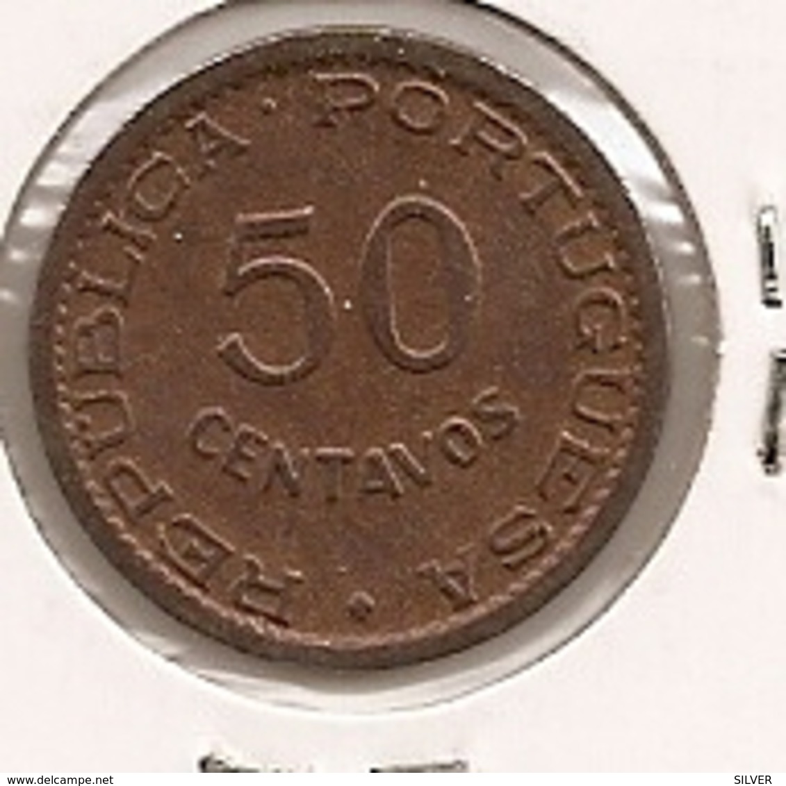 ANGOLA PORTUGUESA  50 CENTAVOS 1955 - Angola