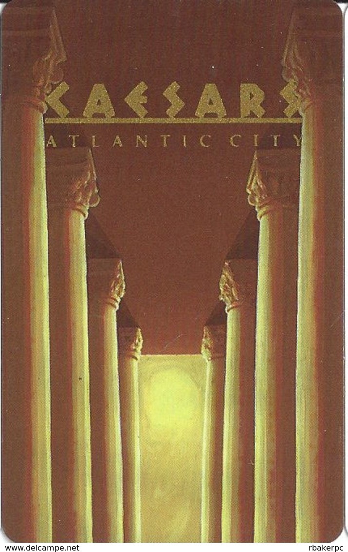 Caesars Casino - Atlantic City, NJ - Hotel Room Key Card - Hotel Keycards