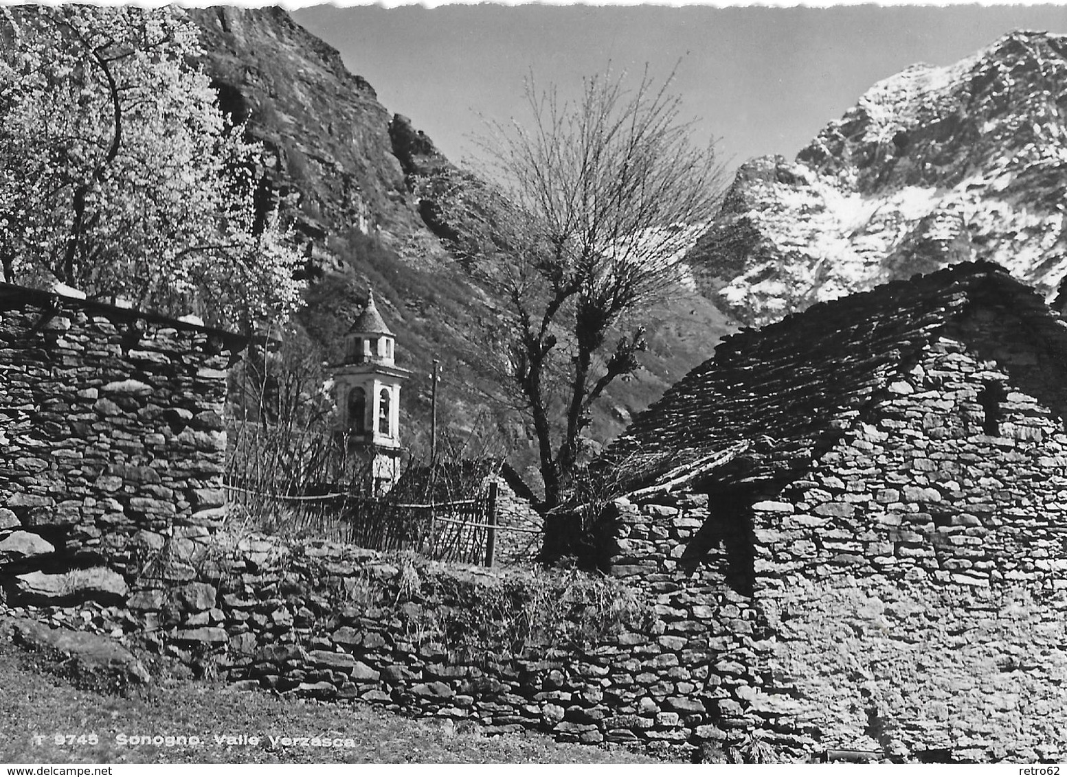 SONOGNO → Ristorante Alpino Valle Verzasca, Fotokarte Ca.1950 - Verzasca