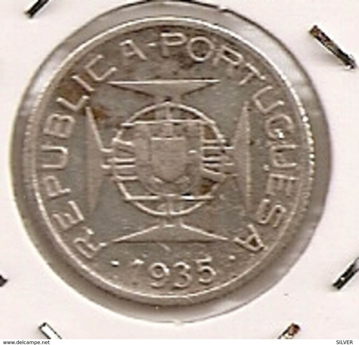 MOCAMBIQUE PORTUGUES Mozambique 2$50 1935 SILVER - Mozambique