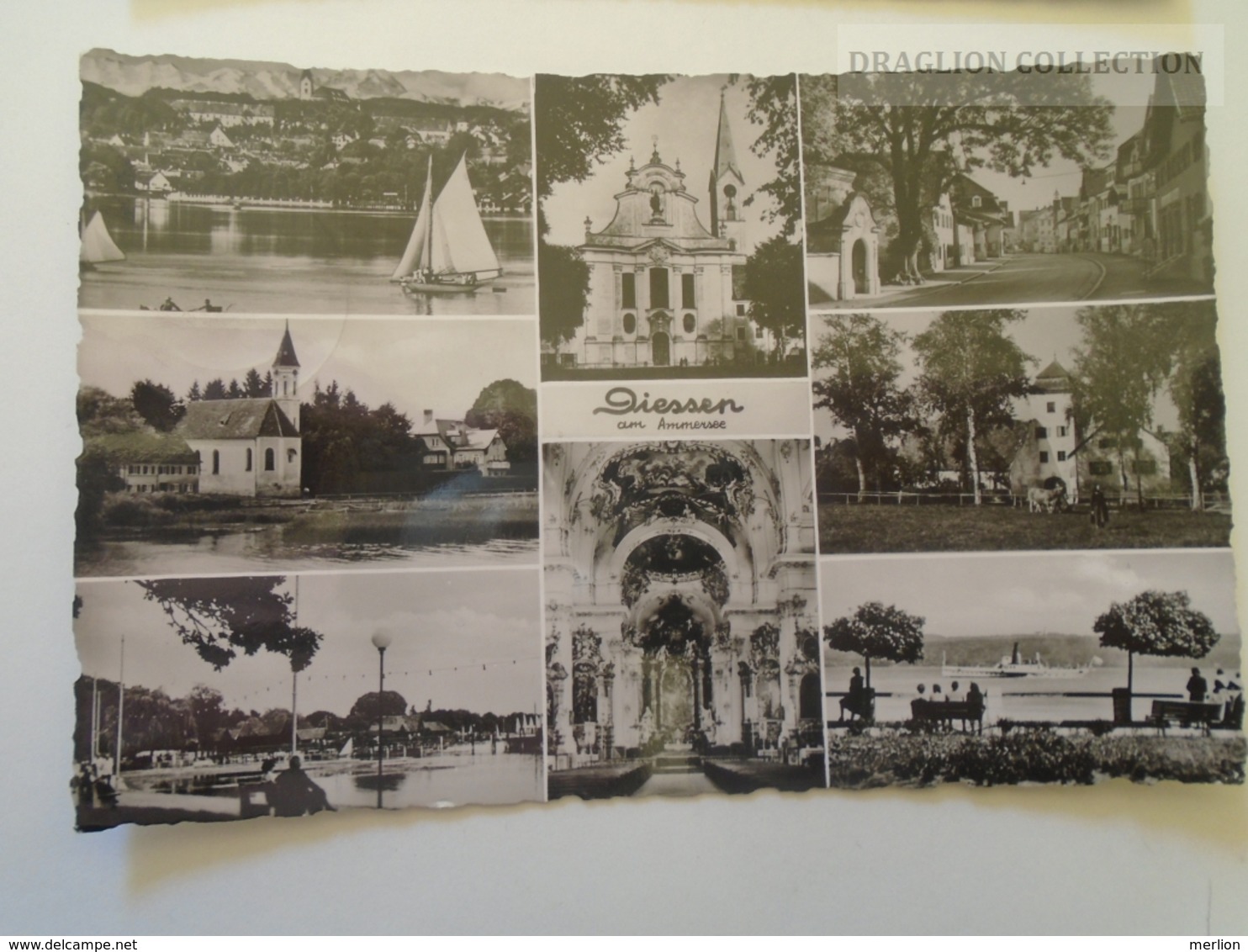 D164123 Deutschland - Lot Of 2 Postcards DIESSEN Am Ammersee - Diessen