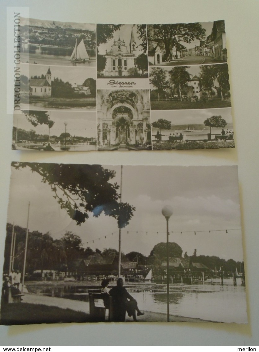 D164124 Deutschland - Lot Of 2 Postcards DIESSEN Am Ammersee - Diessen