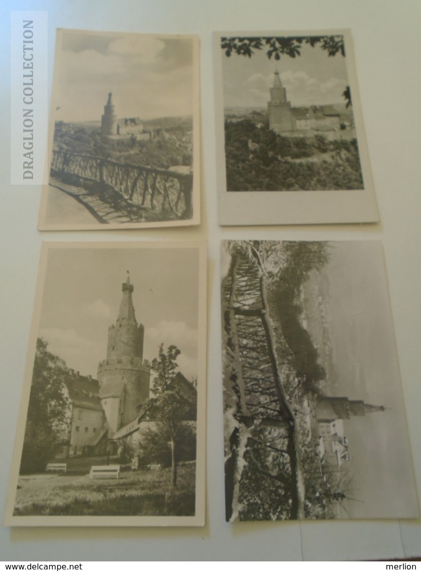 D164132 Deutschland -   Weida Thueringen Schloss Osterburg Weida  Lot Of 4 Postcards - Weida