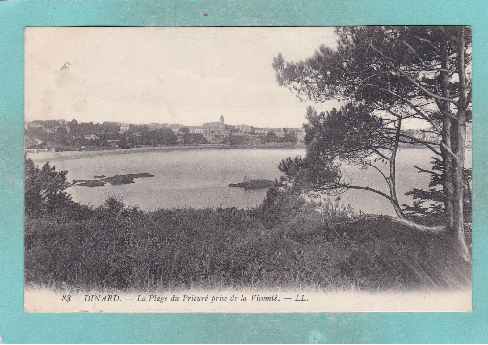 Small Post Card Of Dinard, Brittany, France,V100. - Dinard