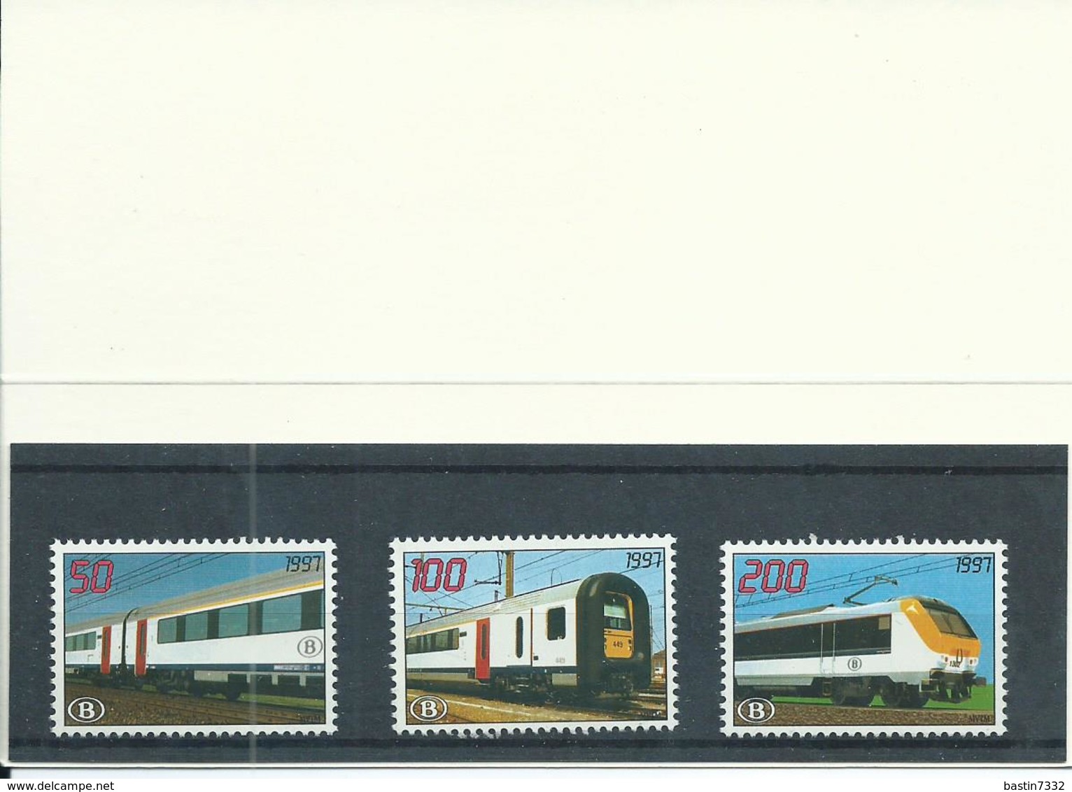 1997 Belgium Spoorwegen/NMBS/TRV Complete Set In Carnet MNH/Postfris/Neuf Sans Charniere - Other & Unclassified