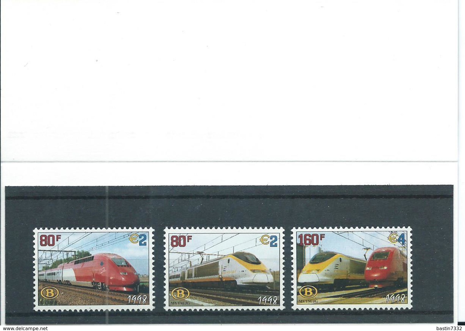 1998 Belgium Spoorwegen/NMBS/TRV Complete Set In Carnet MNH/Postfris/Neuf Sans Charniere - Andere & Zonder Classificatie