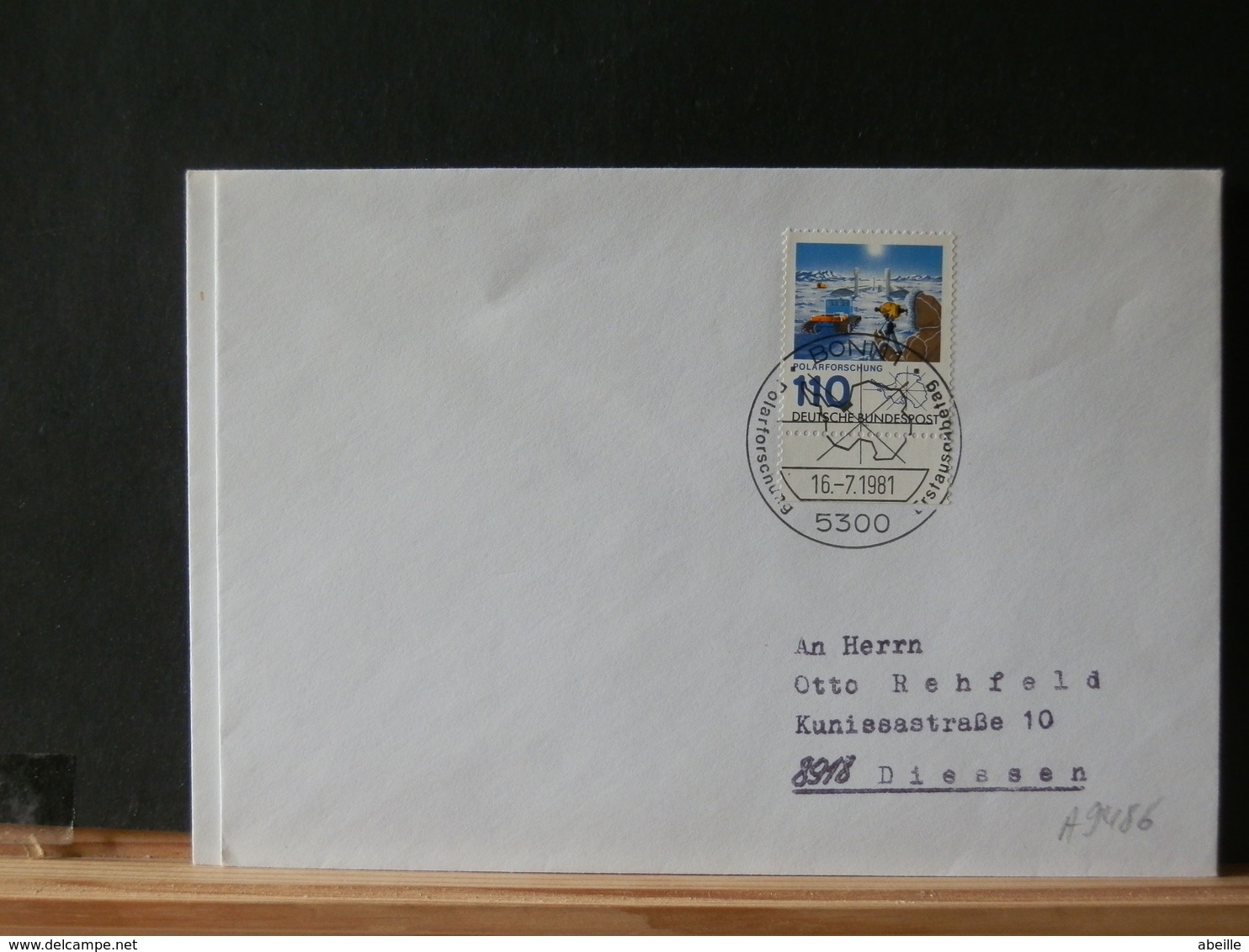 A9486  LETTRE ALLEMAGNE - Traité Sur L'Antarctique