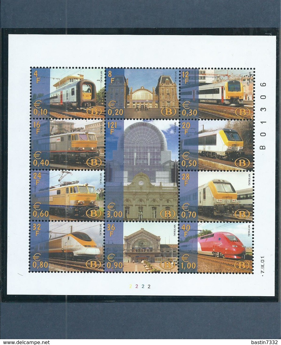 Belgium Spoorwegen/NMBS/TRV Complete M/Sheet MNH/Postfris/Neuf Sans Charniere - Andere & Zonder Classificatie