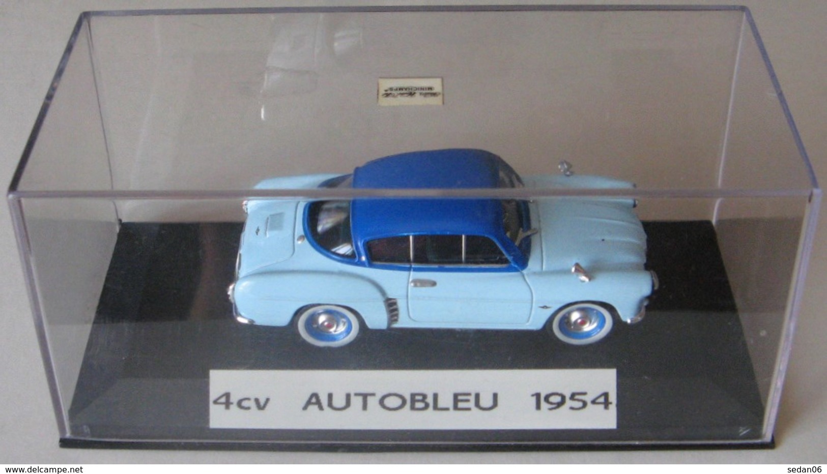 MINICHAMPS - RENAULT 4 CV AUTOBLEU 1954 - 1/43 - Minichamps