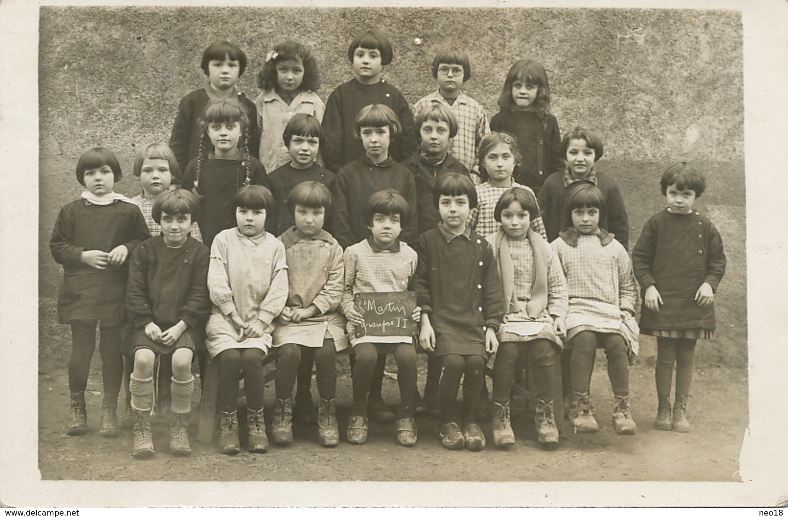 Saint Martin Auxigny Carte Photo  Ecole Enfants - Andere & Zonder Classificatie