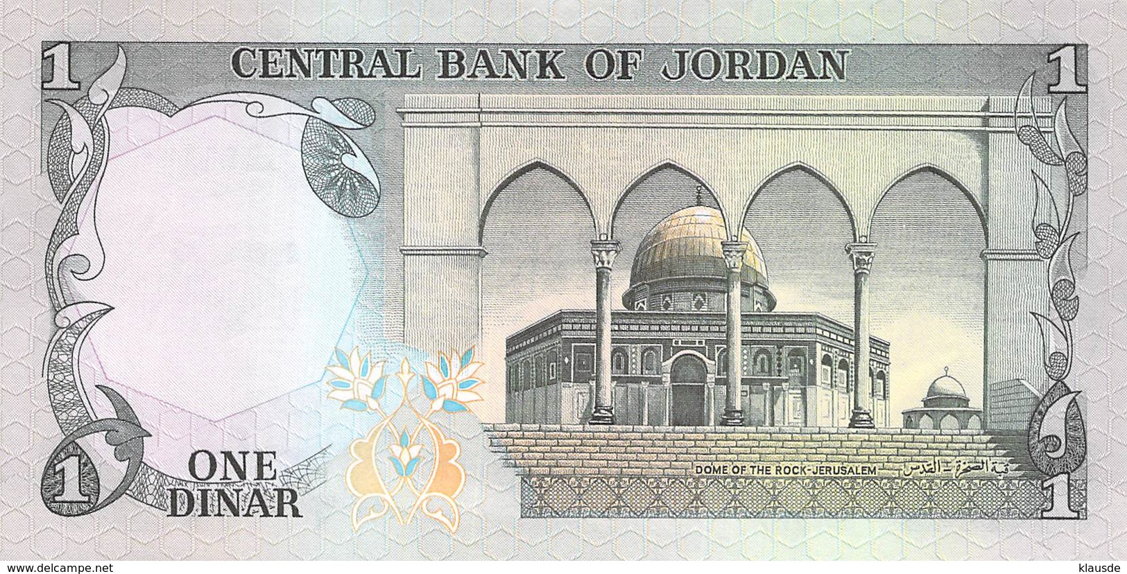 1 Dinar Jordanien UNC - Jordanie