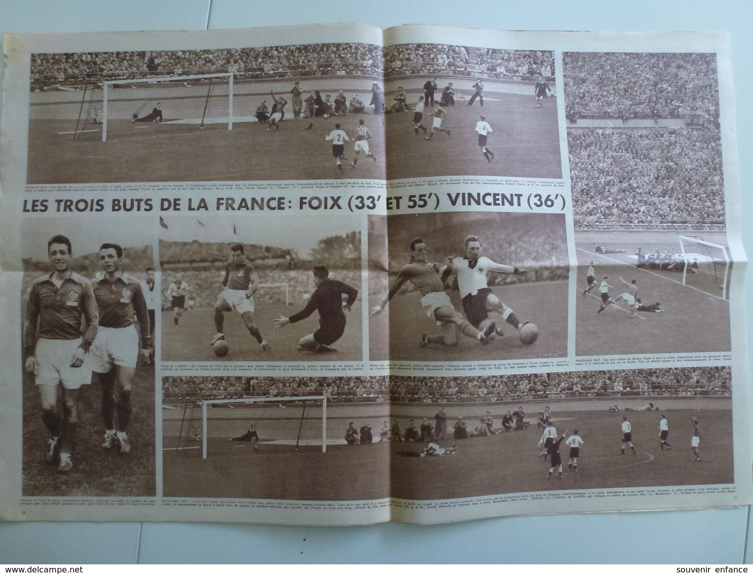 Miroir Des Sports 18 Octobre 1954 484 Football France Allemange - Sport