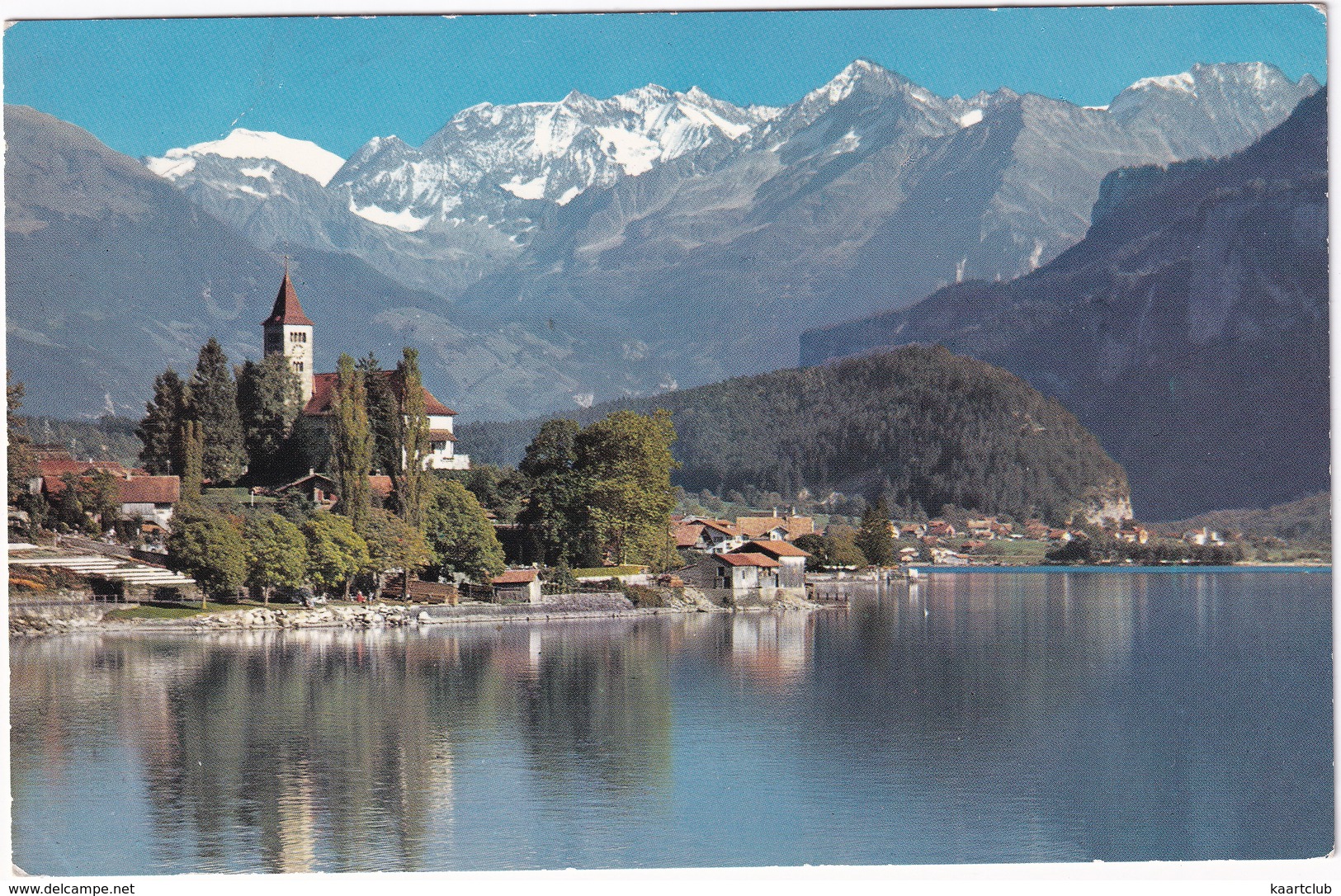 Brienz Mit Kirche. Gwächtenhorn, Tierberge Und Benzlauistock - Brienz