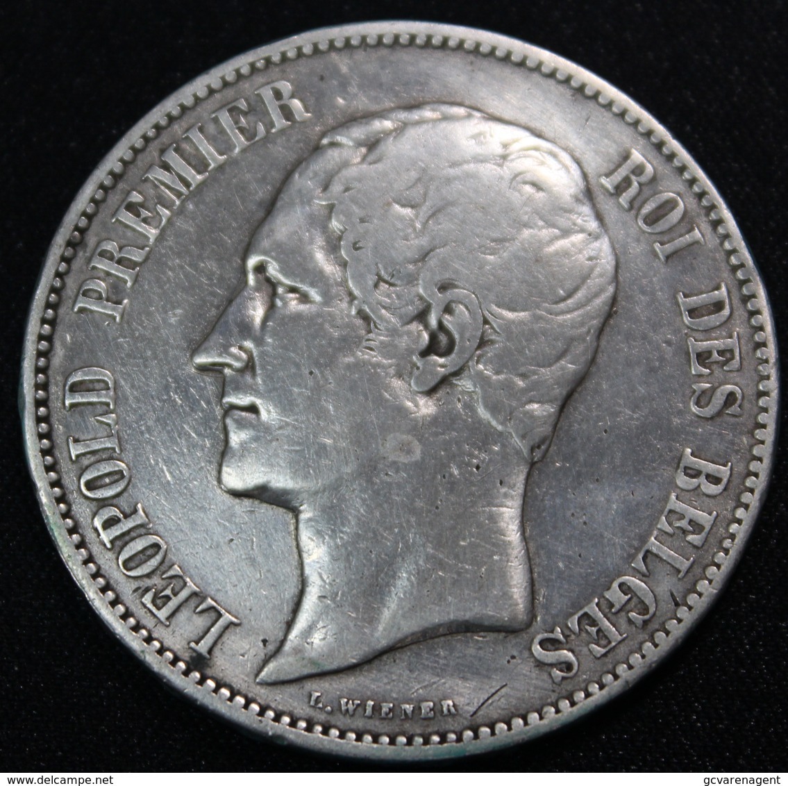 BELGIE 1865 LEOPOLD I    TOP KWALITEIT  - POS  A -  ZIE 4 AFBEELDINGEN - 5 Francs