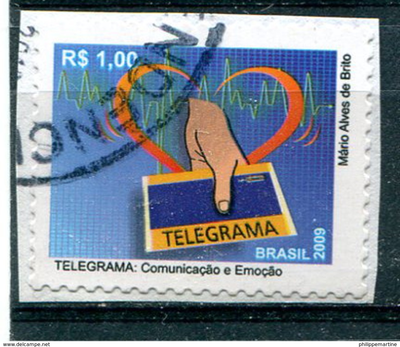 Brésil 2009 - YT 3050 (o) Sur Fragment - Oblitérés
