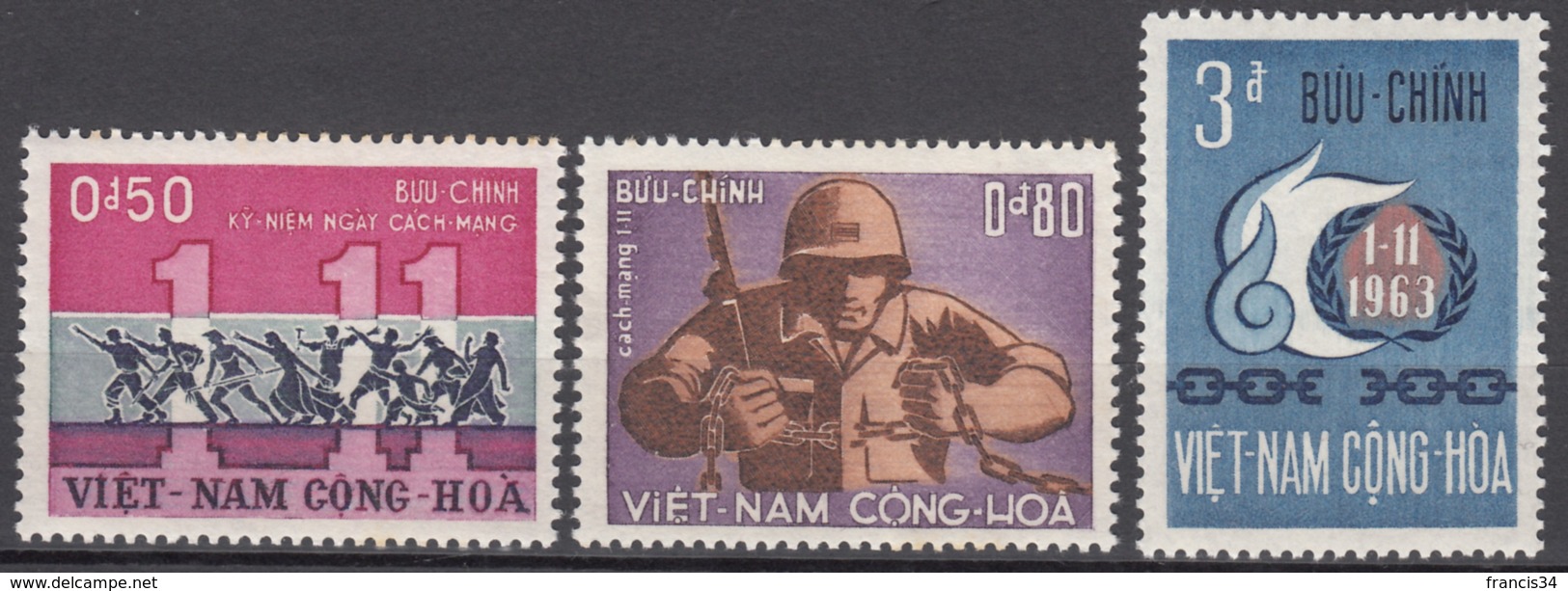 Du N° 247 Au N° 249 Du Vietnam Du Sud - X X - ( E 03 ) - Viêt-Nam