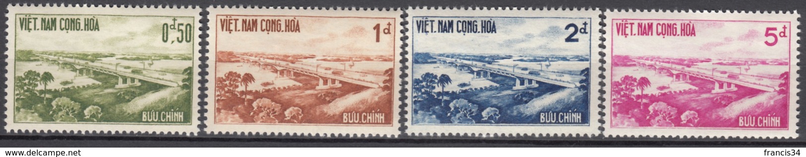 Du N° 169 Au N° 172 Du Vietnam Du Sud - X X - ( E 1850 ) - Viêt-Nam