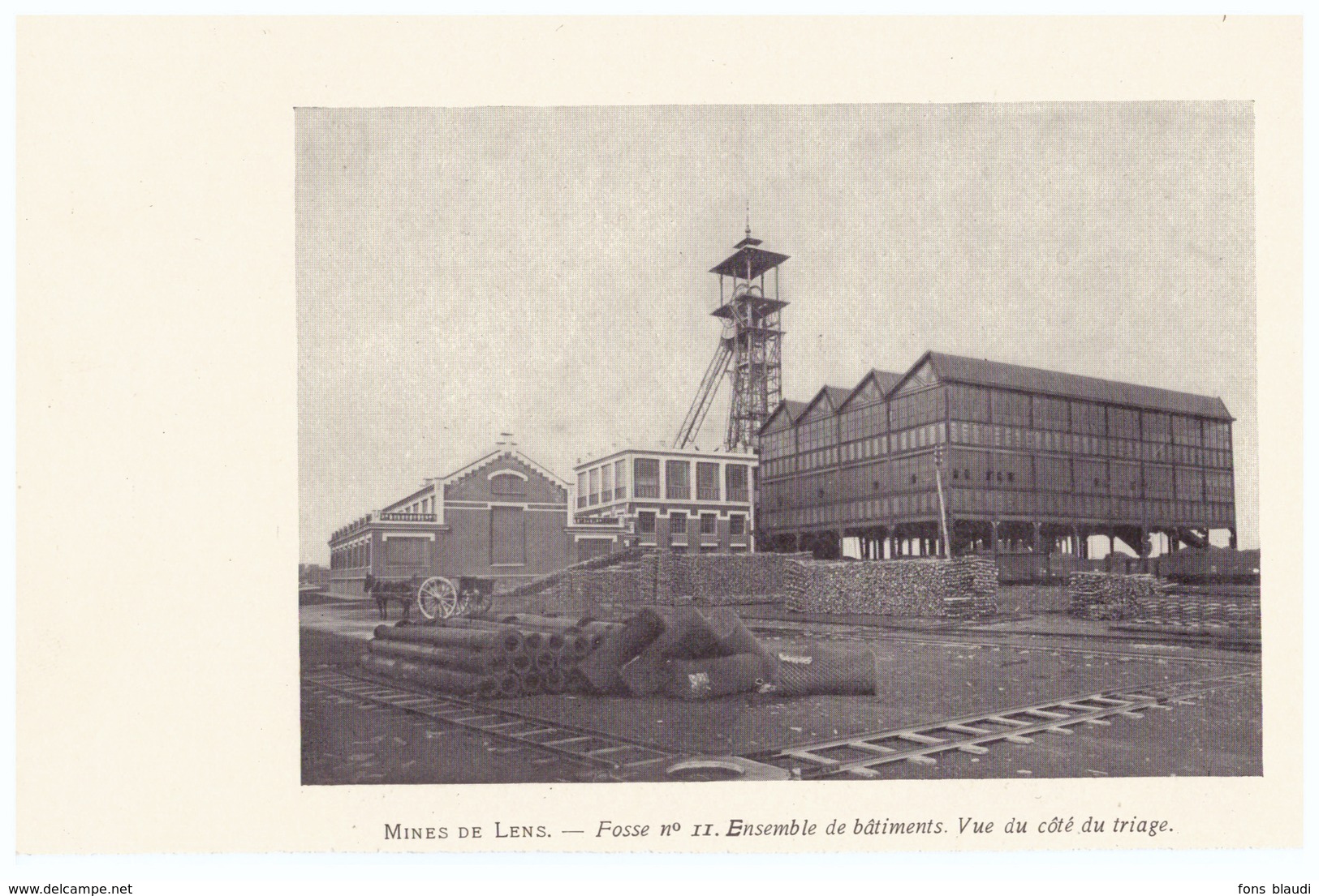 Vers 1935 - Iconographie - Lens_ (Pas-de-Calais) - Les Mines Bâtiments De La Fosse N°11 - FRANCO DE PORT - Ohne Zuordnung