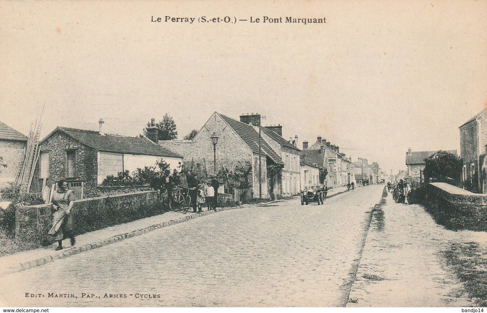 Le Perray En Yvelines  - Le Pont Marquant  ( Animation)   -  Scan Recto-verso - Le Perray En Yvelines