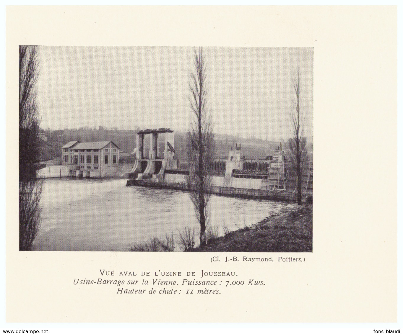 Vers 1935 - Iconographie - Millac (Vienne) - Le Barrage De Jousseau - FRANCO DE PORT - Non Classés