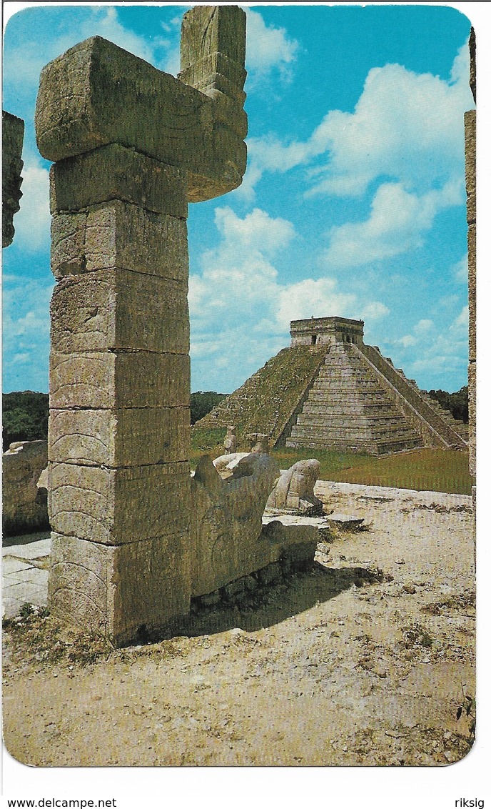 Mexico -Chichen Itza - Yocatan. Sent To Denmark.  S-4745 - Mexico