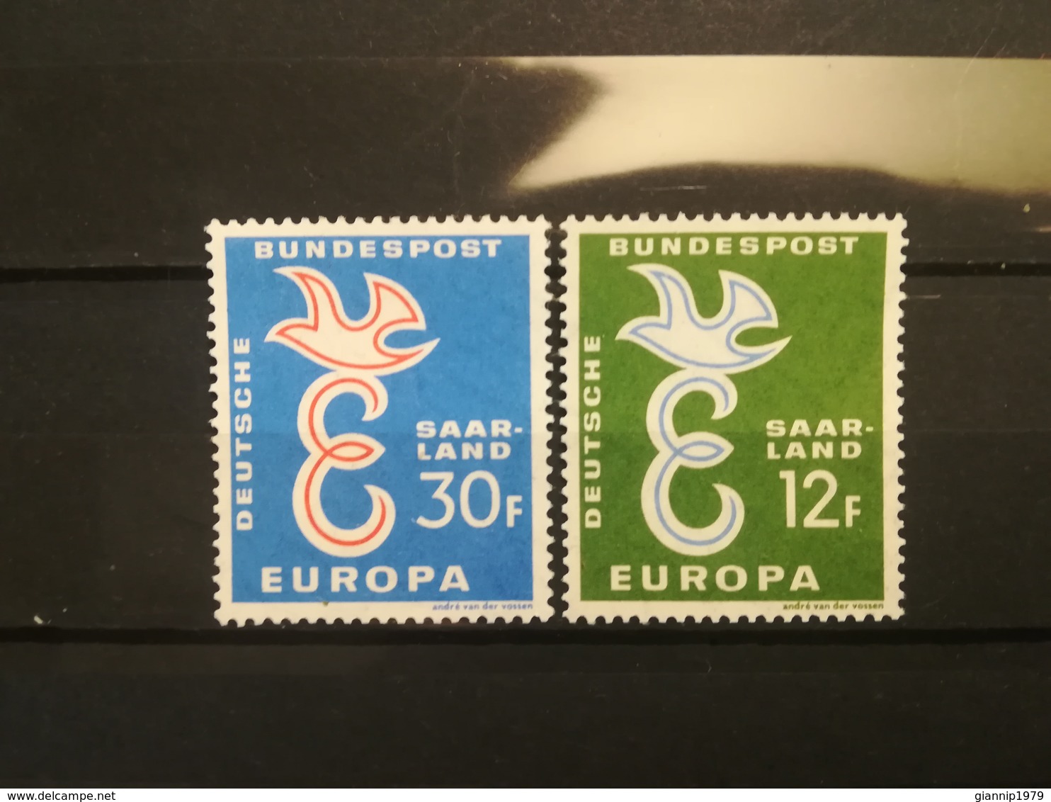 FRANCOBOLLI STAMPS GERMANIA DEUTSCHE SAAR 1958 MNH** NUOVI SERIE COMPLETA EUROPA GERMANY - Unused Stamps