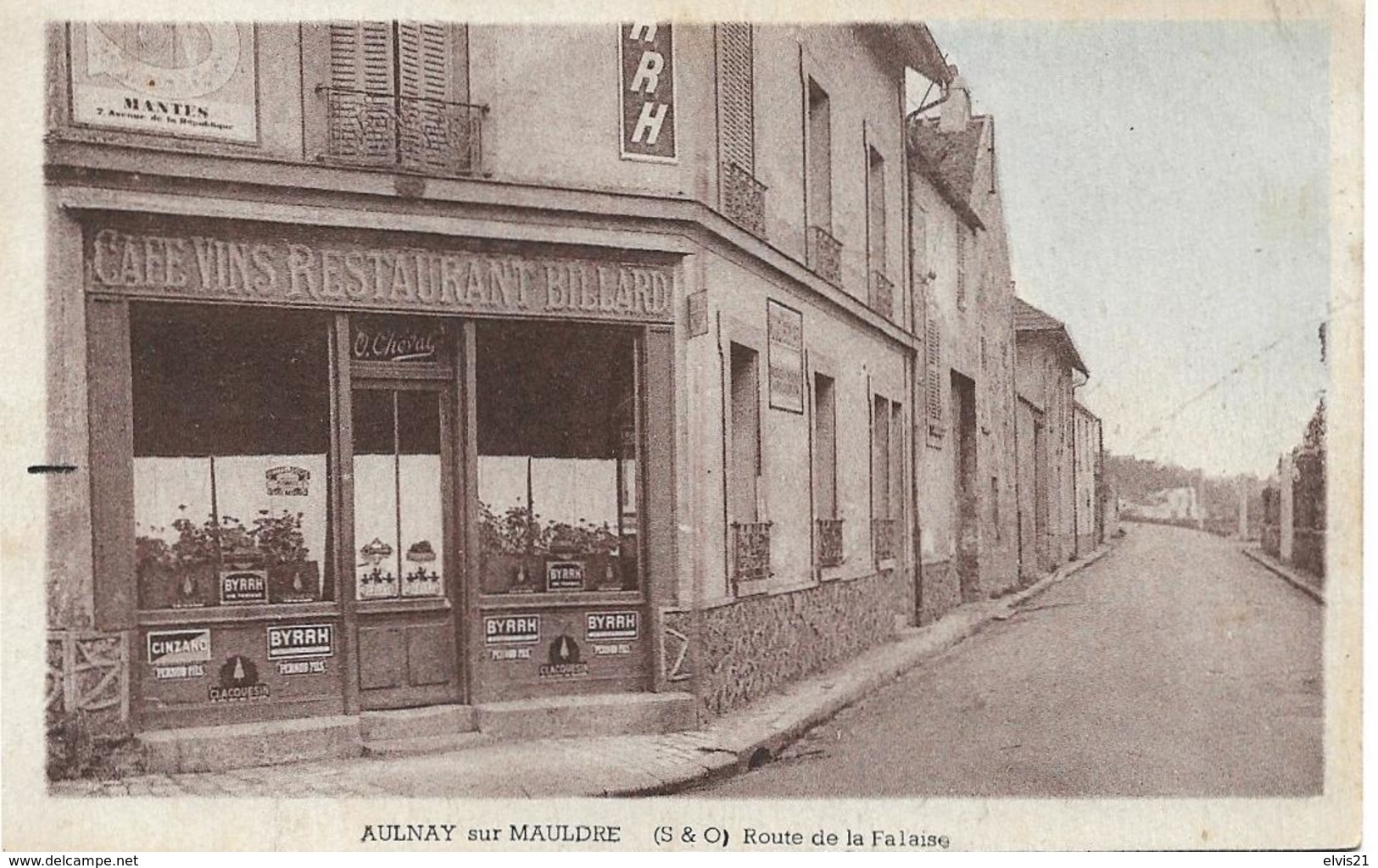 AULNAY SUR MAULDRE Route De La Falaise.Restauarnt Billard - Sonstige & Ohne Zuordnung