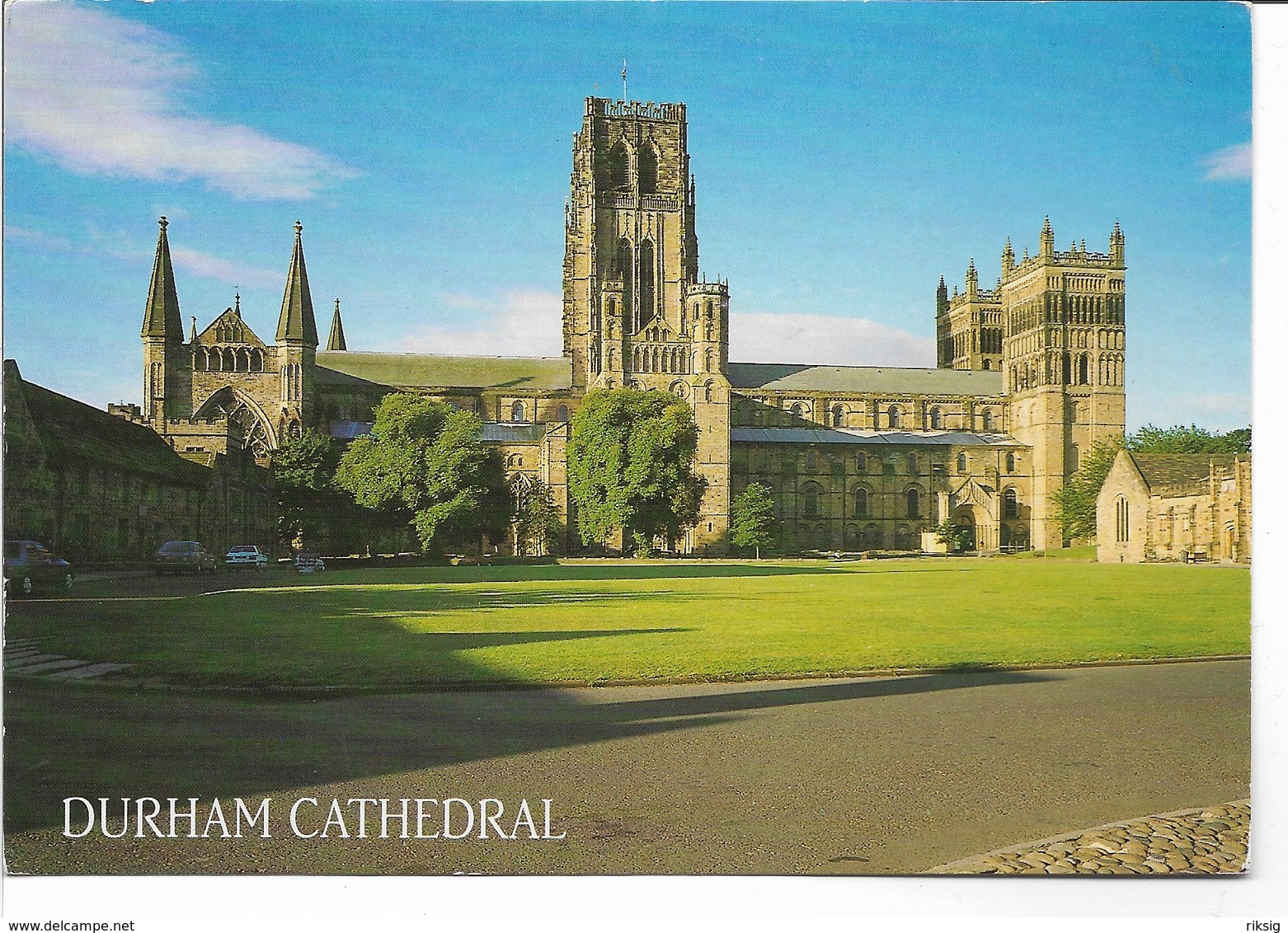 Durham Cathedral. United Kingdom.  Sent To  Denmark.  B-3665 - Churches & Cathedrals