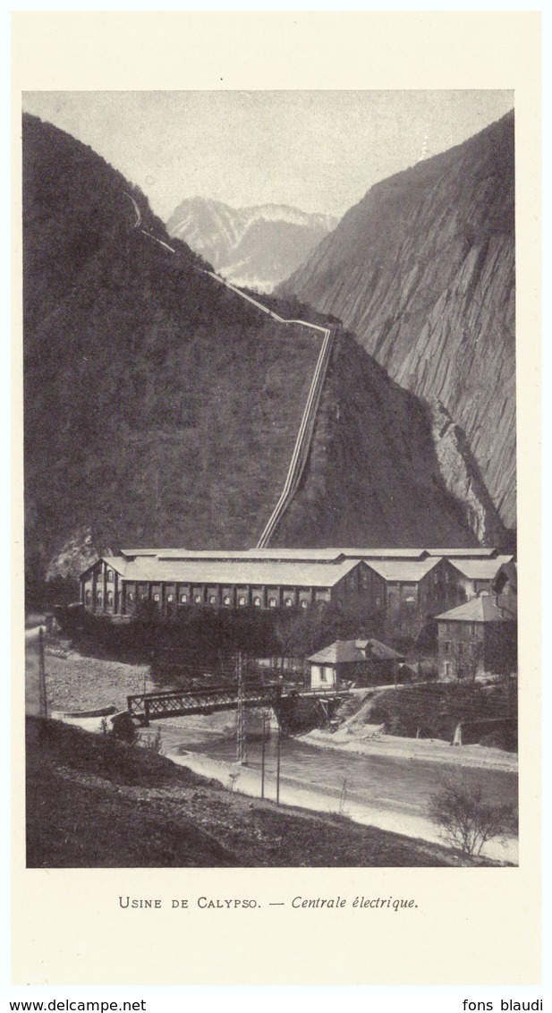 Vers 1935 - Iconographie - Valloire (Savoie) - La Centrale électrique De Calypso - FRANCO DE PORT - Non Classés