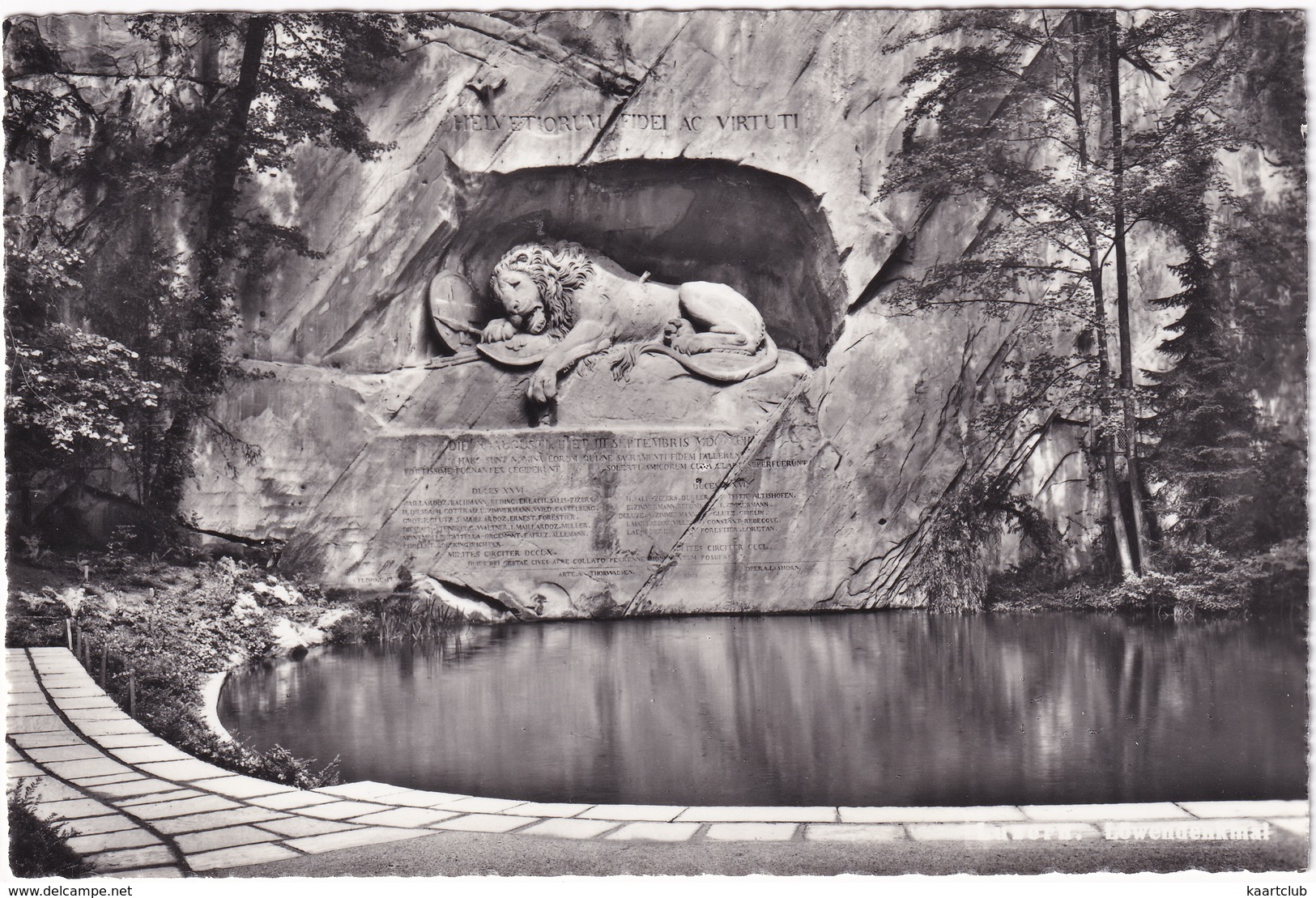 Luzern - Löwendenkmal - (p 3384 Photoglob-Wehrli AG, Zürich) - Luzern