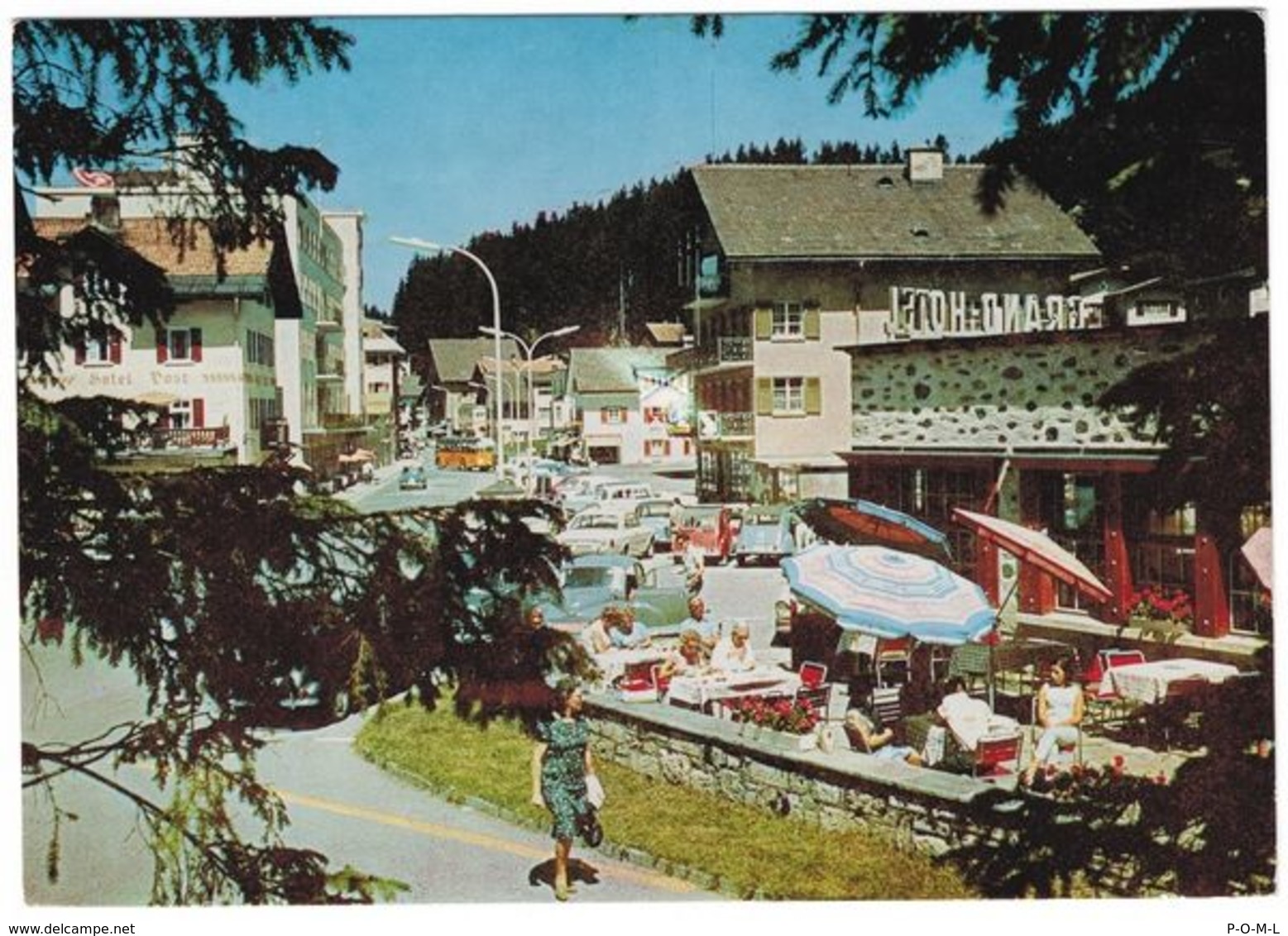 Lenzerheide. Terrasse Des Grand Hotel, Hotel Post - Lantsch/Lenz