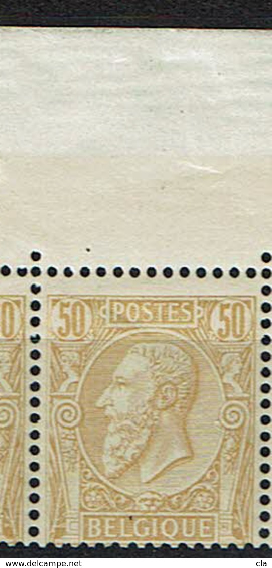 50 Bdf  **   45 - 1884-1891 Leopold II