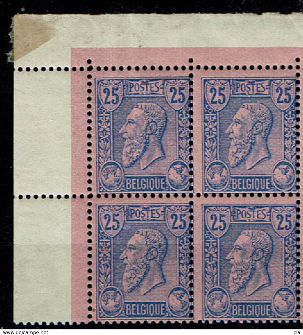 48  Bloc 4  Cdf    **   240 - 1884-1891 Leopoldo II